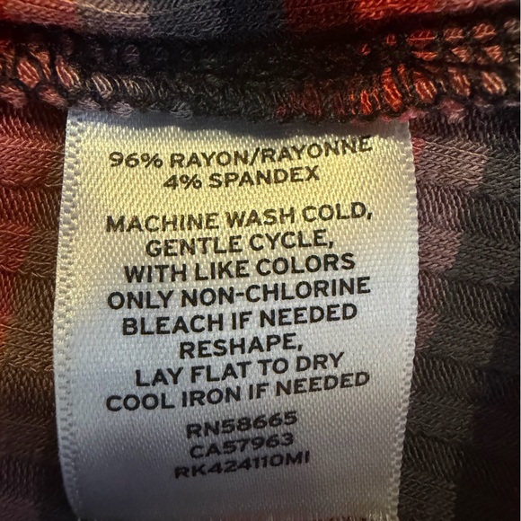 Abound Striped Ribbed Mock Neck Bodysuit XS - Picture 10 of 10